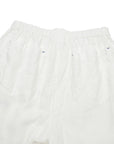 【CAHLUMN / LINEN GYM PANTS (WHITE) / OS】