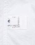 【CAHLUMN / MAGAZINE POCKET BROAD SHIRT (WHITE) / SIZE L】