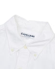 【CAHLUMN / MAGAZINE POCKET OXFORD SHIRT (WHITE) / SIZE L】