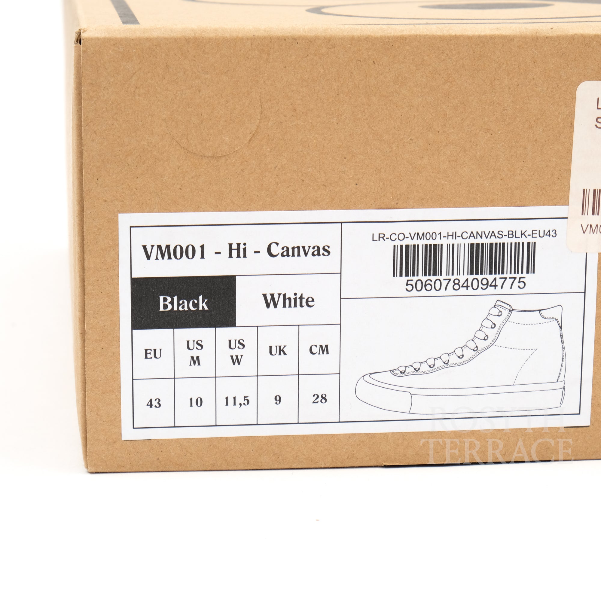 【Last Resort AB / VM001 CANVAS HI / US10】