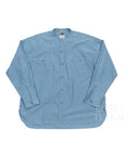 【nanamica / BAND COLLAR CHAMBRAY SHIRT / SIZE L】