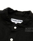 【CAHLUMN / LINEN PULLOVER SHIRT (BLACK) / SIZE M】
