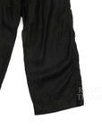 【CAHLUMN / LINEN FISHERMAN PANTS (BLACK) / SIZE M】