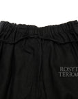 【CAHLUMN / LINEN FISHERMAN PANTS (BLACK) / SIZE M】