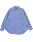 【NAUTICA JAPAN / B.D. SHIRT SAIL LOGO (BLUE) / SIZE L】