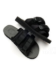【everyone x SUICOKE / NYLON SILK "MOTO" SANDALS (BLACK) / US9】