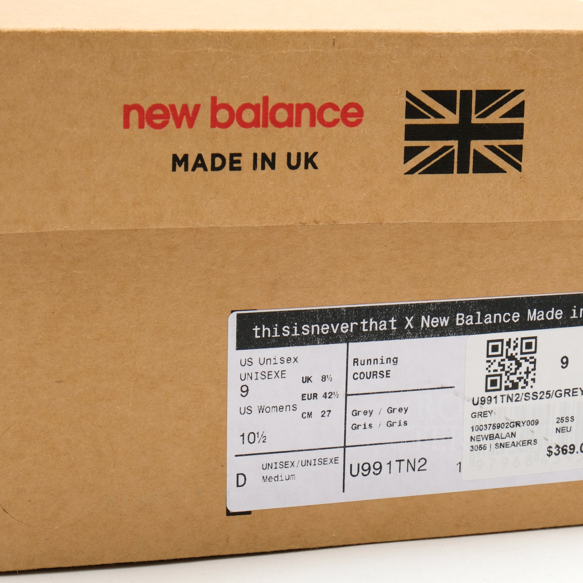 【thisisneverthat x NEW BALANCE / U991TN2 / US9】