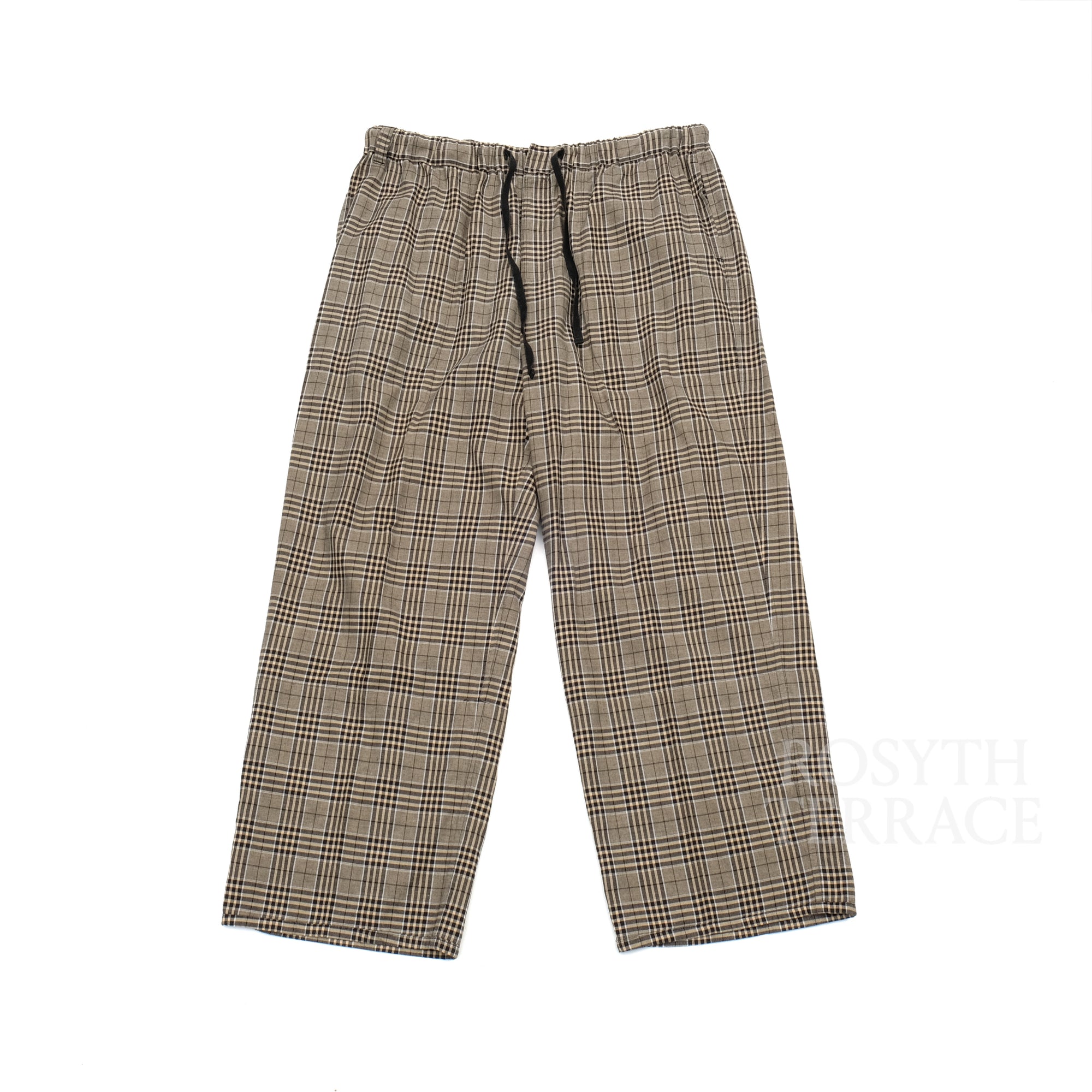 【NOWHAW x スタイリスト私物 / PAJAMA PANTS (BEIGE CHECK) / SIZE 2】