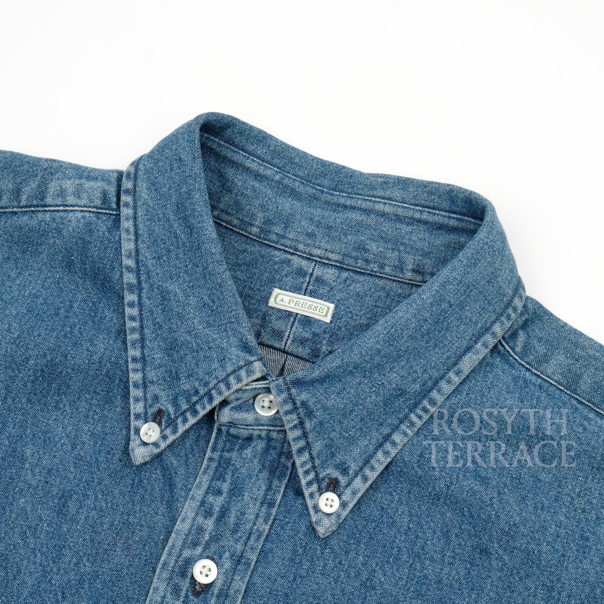 【A.PRESSE / BD DENIM SHIRT INDIGO WASHED / SIZE 2】