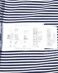 【DAIWA PIER39 / TECH POLO LS (BLUE STRIPE) / SIZE L】