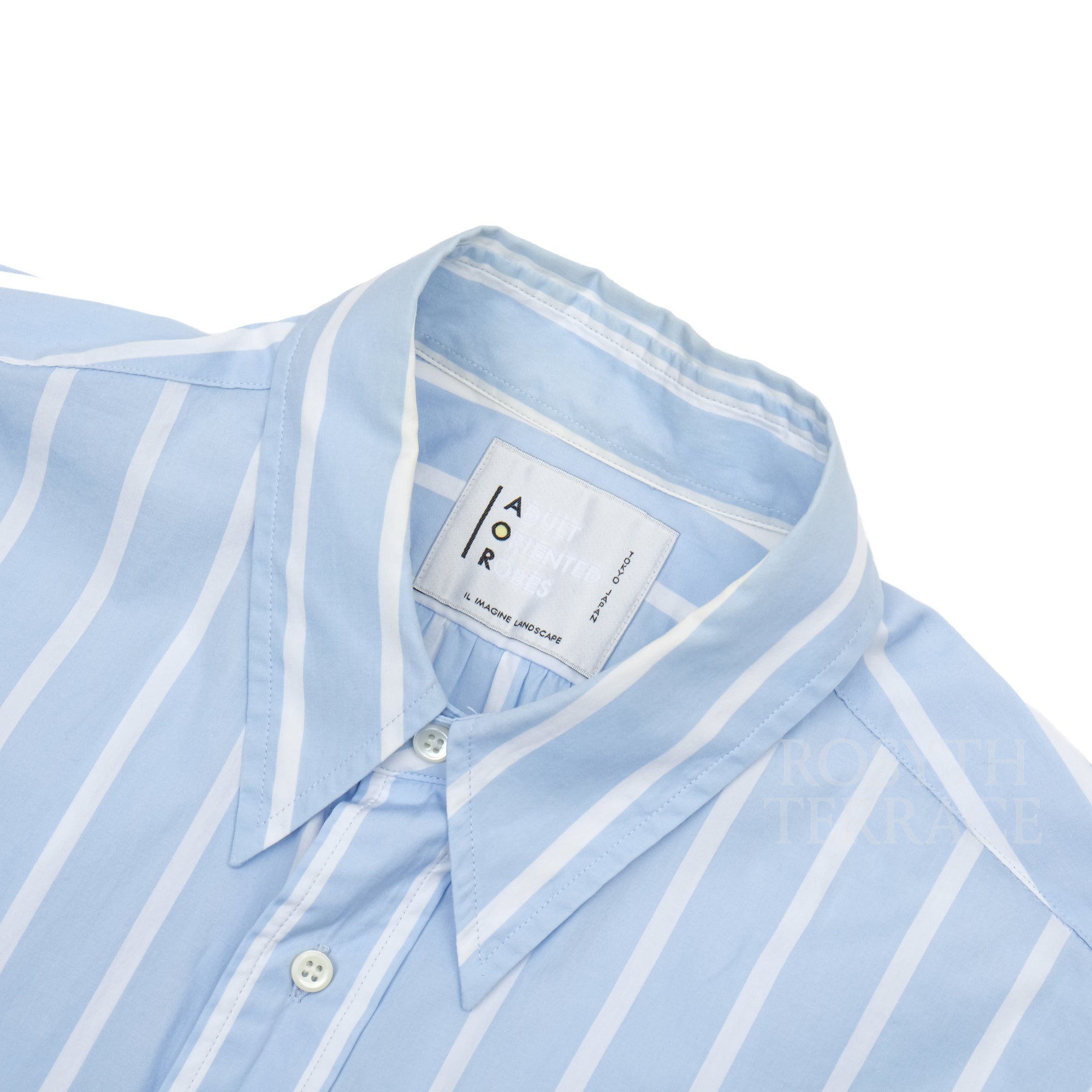 【ADULT ORIENTED ROBES / STRIPE SHIRT LS / SIZE 4】