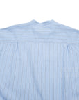 【nanamica / BAND COLLAR DOBBY STRIPE SHIRT LS / SIZE L】
