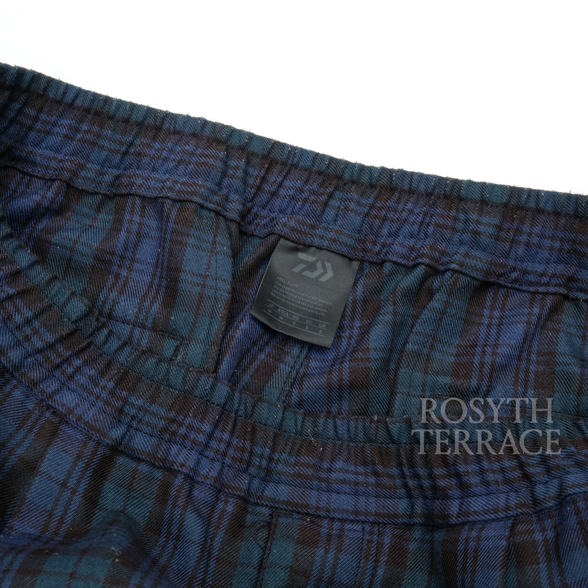【DAIWA PIER39 / TECH FLANNEL EASY TROUSERS (BLACK WATCH) / SIZE M】