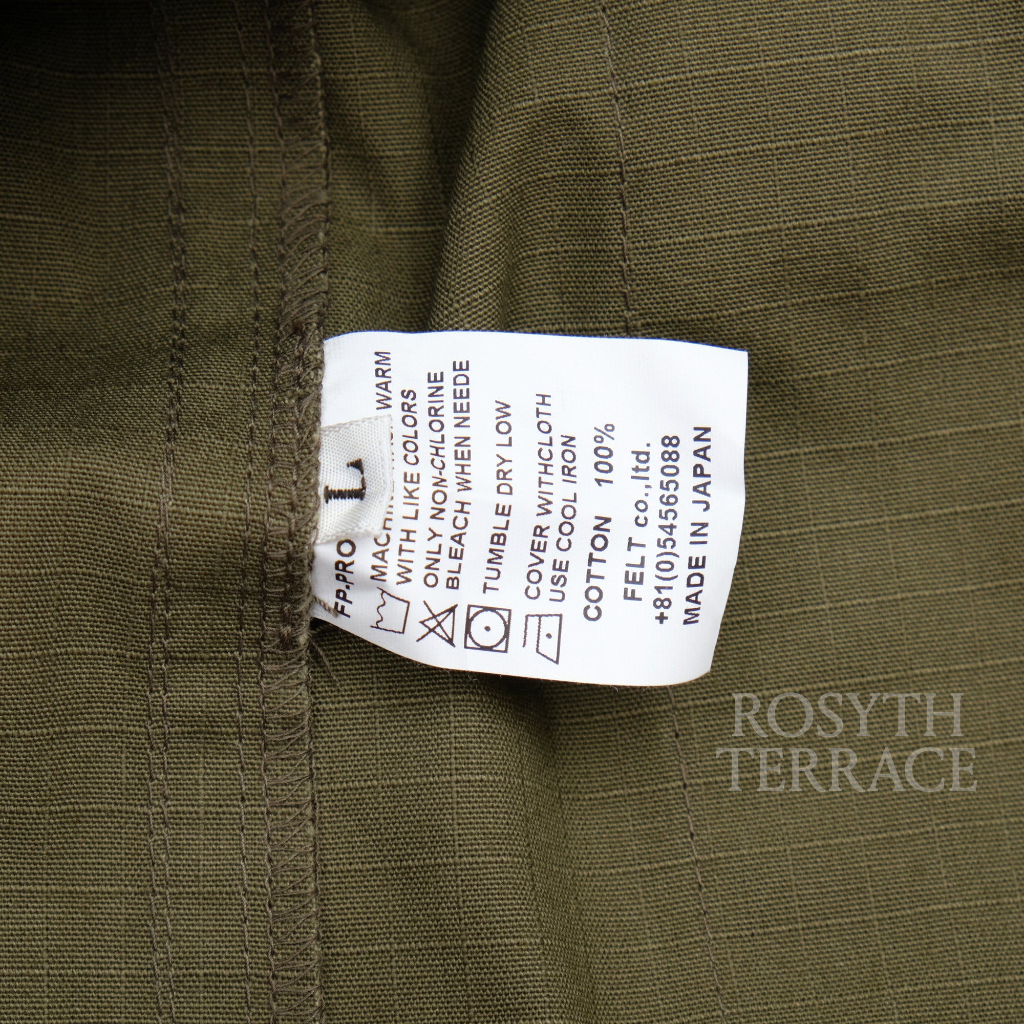 【FUTURE PRIMITIVE / FP RIP-STOP BDU JKT / SIZE L】