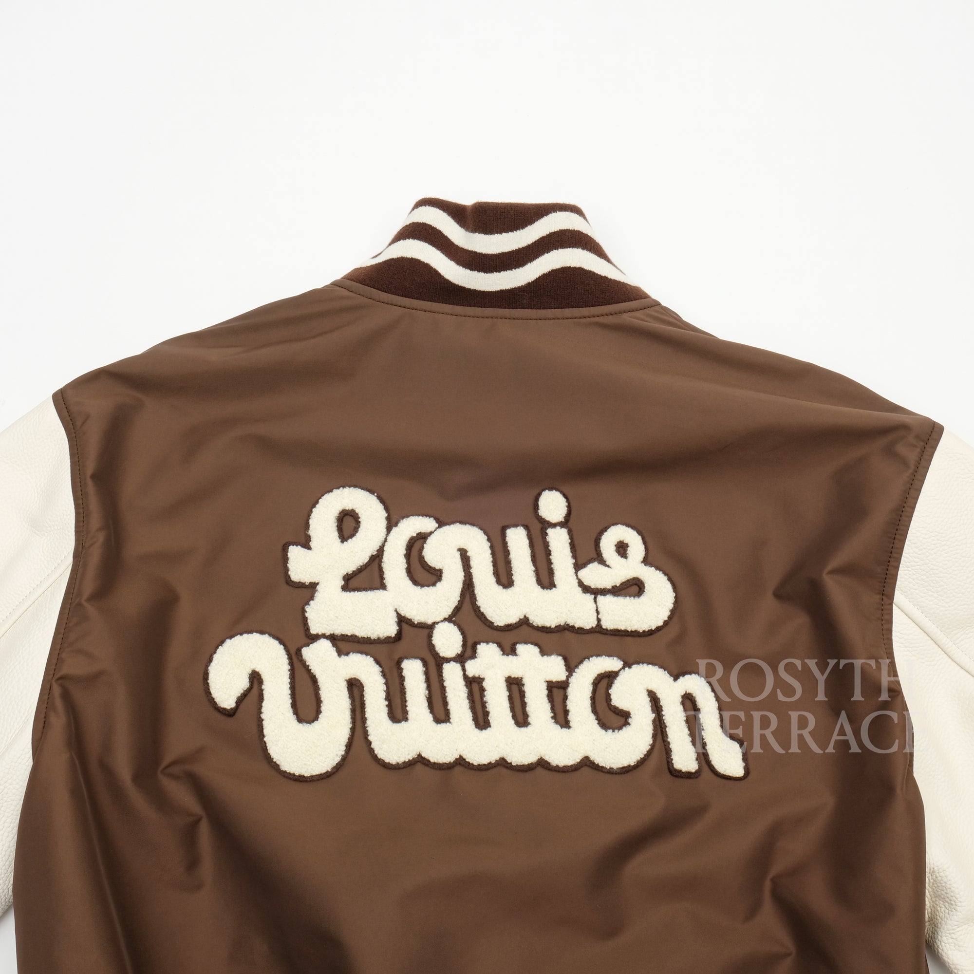 【LOUIS VUITTON by Tyler, the Creator / EMBROIDERED VARSITY JACKET / SIZE 52】