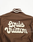 【LOUIS VUITTON by Tyler, the Creator / EMBROIDERED VARSITY JACKET / SIZE 52】