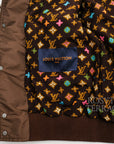 【LOUIS VUITTON by Tyler, the Creator / EMBROIDERED VARSITY JACKET / SIZE 52】