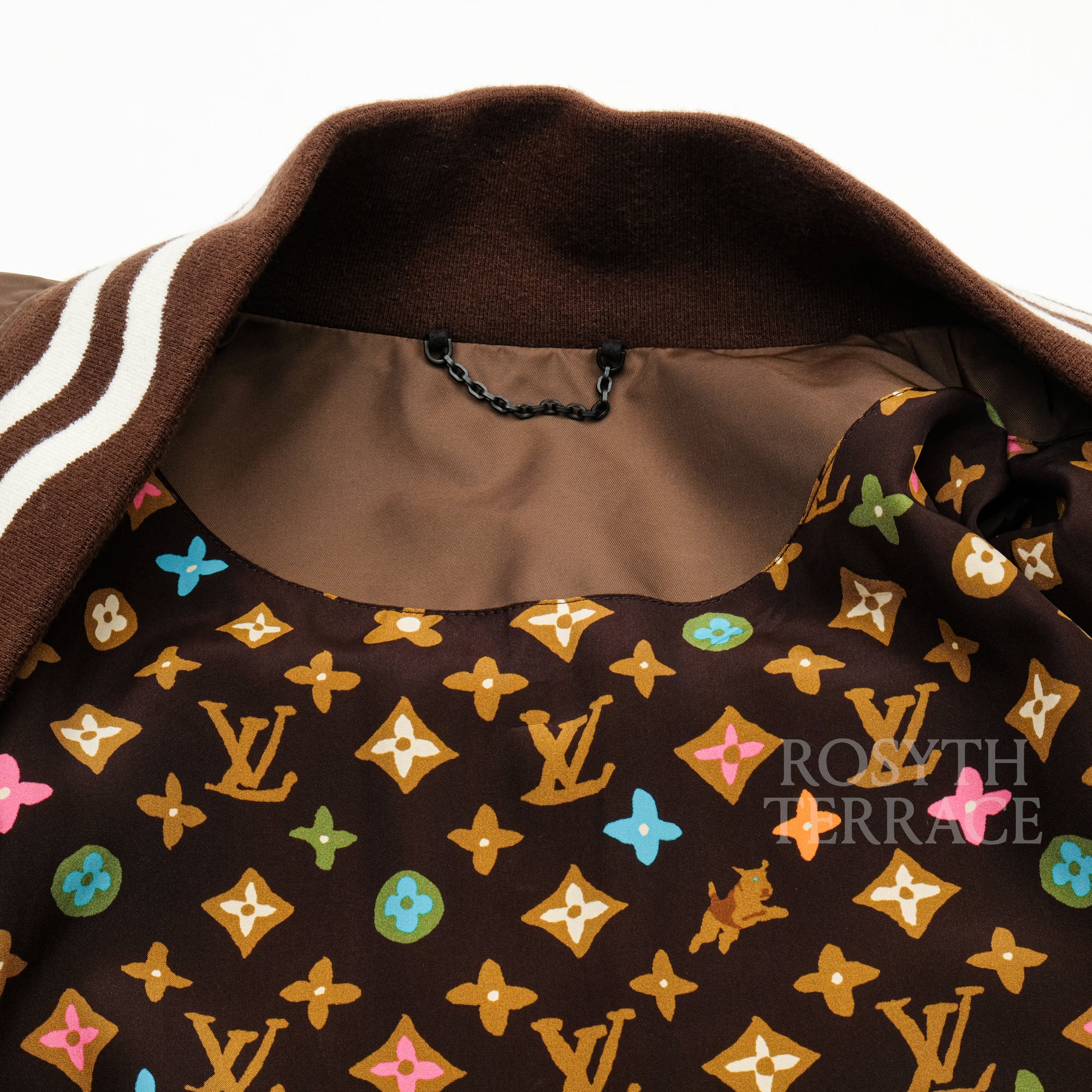 【LOUIS VUITTON by Tyler, the Creator / EMBROIDERED VARSITY JACKET / SIZE 52】