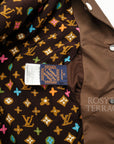 【LOUIS VUITTON by Tyler, the Creator / EMBROIDERED VARSITY JACKET / SIZE 52】
