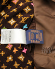【LOUIS VUITTON by Tyler, the Creator / EMBROIDERED VARSITY JACKET / SIZE 52】