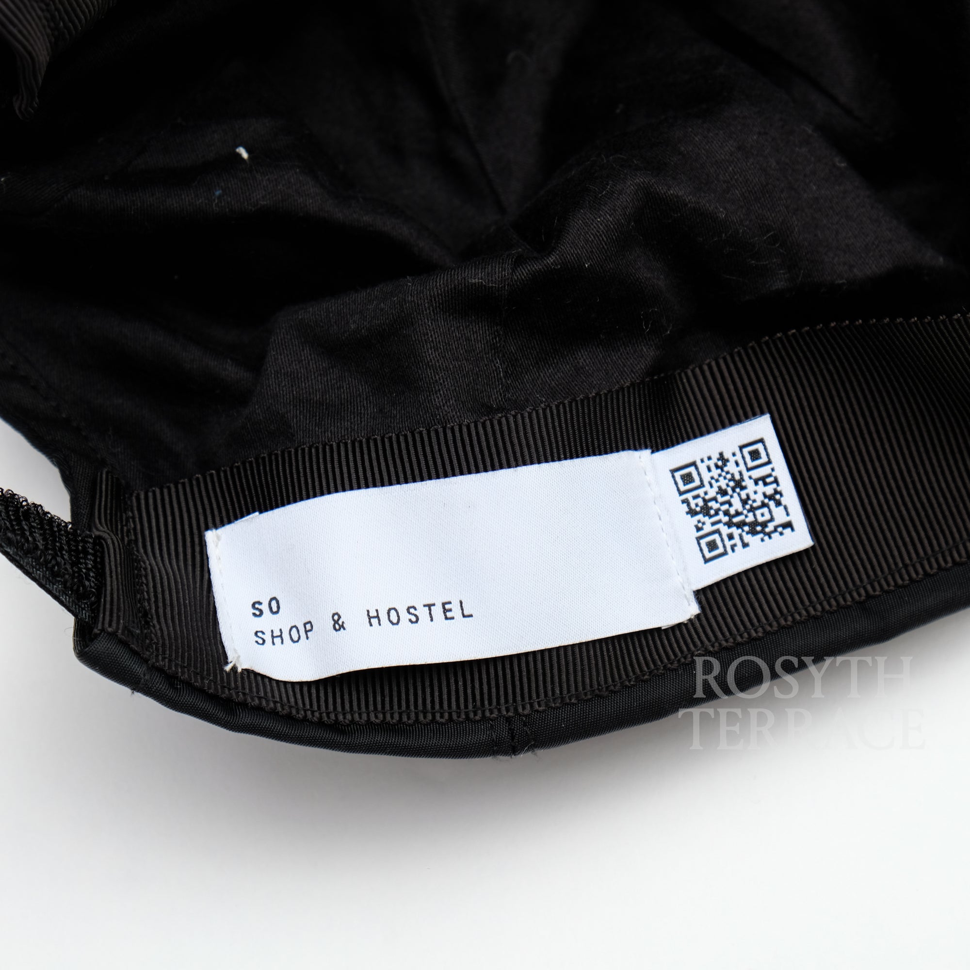 【SO SHOP & HOSTEL / NYLON TWILL 6PANEL CAP by COMESANDGOES (BLACK) / OS】
