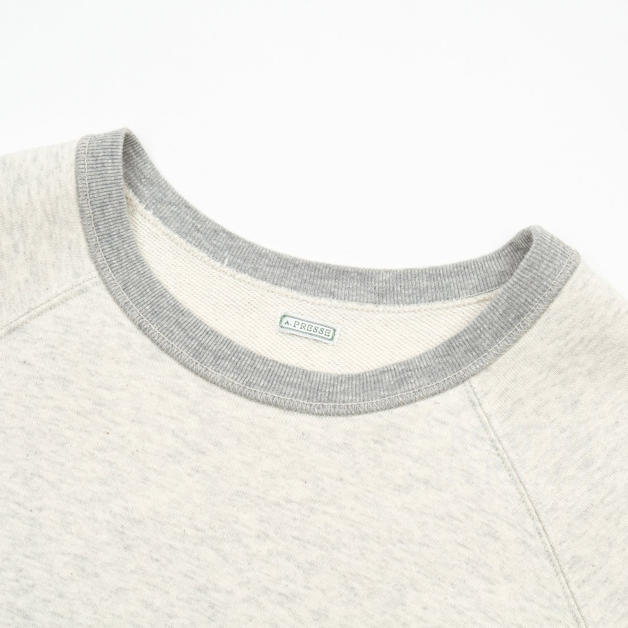 【A.PRESSE / VINTAGE SWEATSHIRT (OATMEAL) / SIZE 2】