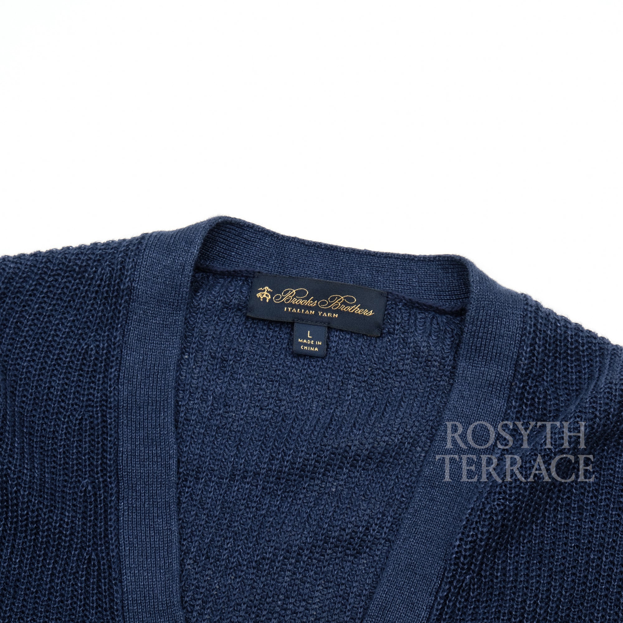 【Brooks Brothers / V-NECK KNIT CARDIGAN (ITALIAN YARN) / SIZE L】
