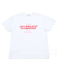 【ASTERISK x DARYL STUDIO + T.B.BROTHERS / LOVE TEE (WHITE) / SIZE L】