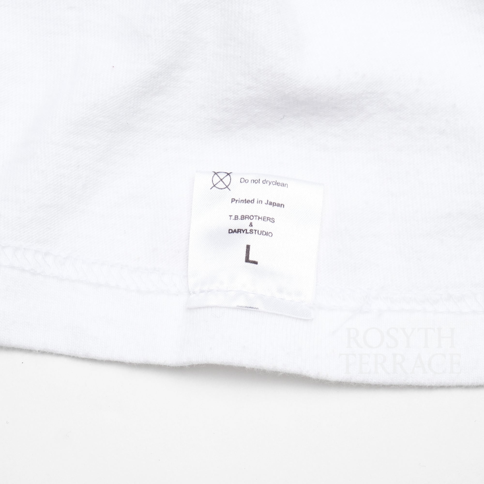 【ASTERISK x DARYL STUDIO + T.B.BROTHERS / LOVE TEE (WHITE) / SIZE L】