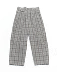 【ADULT ORIENTED ROBES / SILHOUETTE TARTANS LINEN CHECK PANTS / SIZE 4】