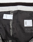 【ADULT ORIENTED ROBES / SILHOUETTE TARTANS LINEN CHECK PANTS / SIZE 4】