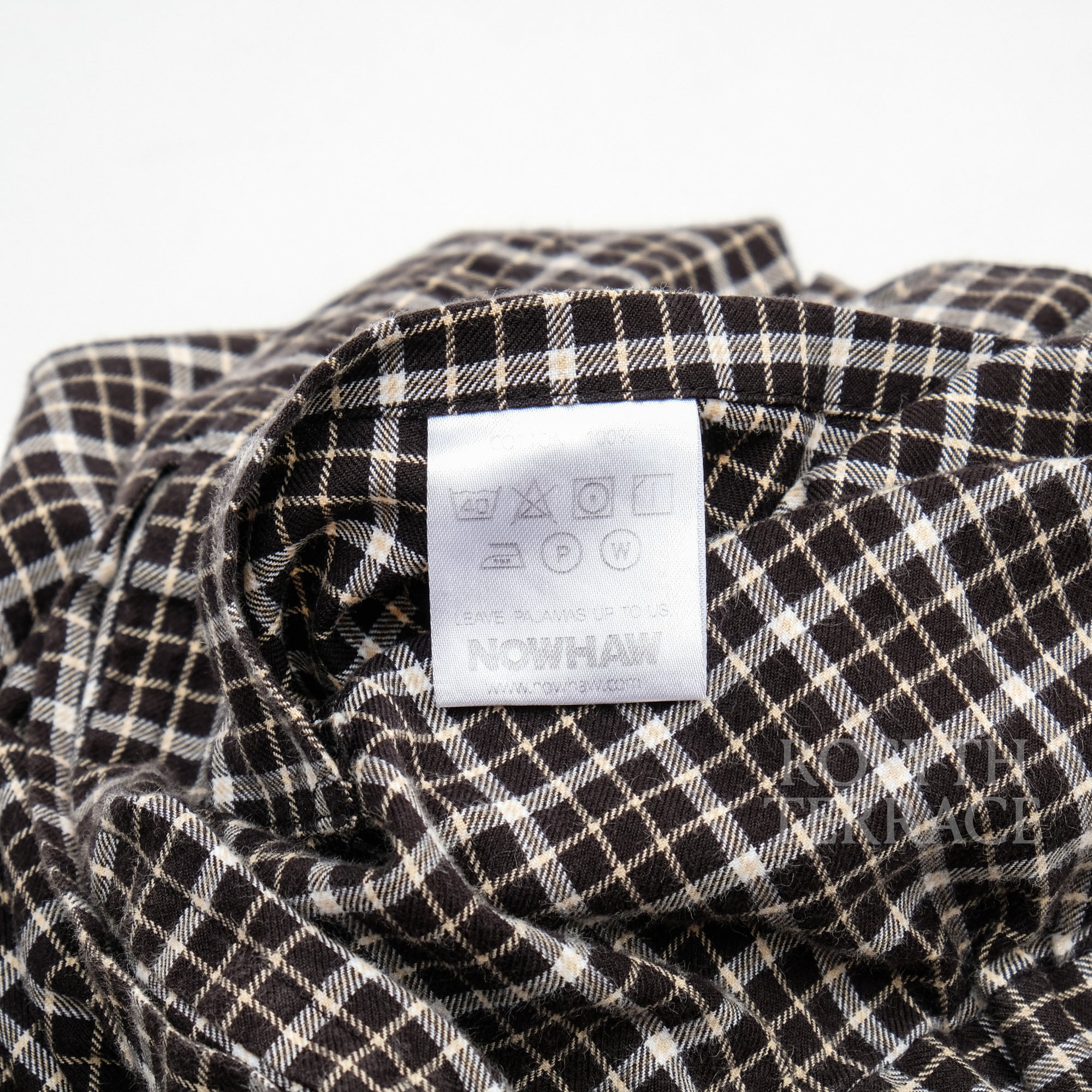 【NOWHAW / CHECK PANTS / SIZE 1】
