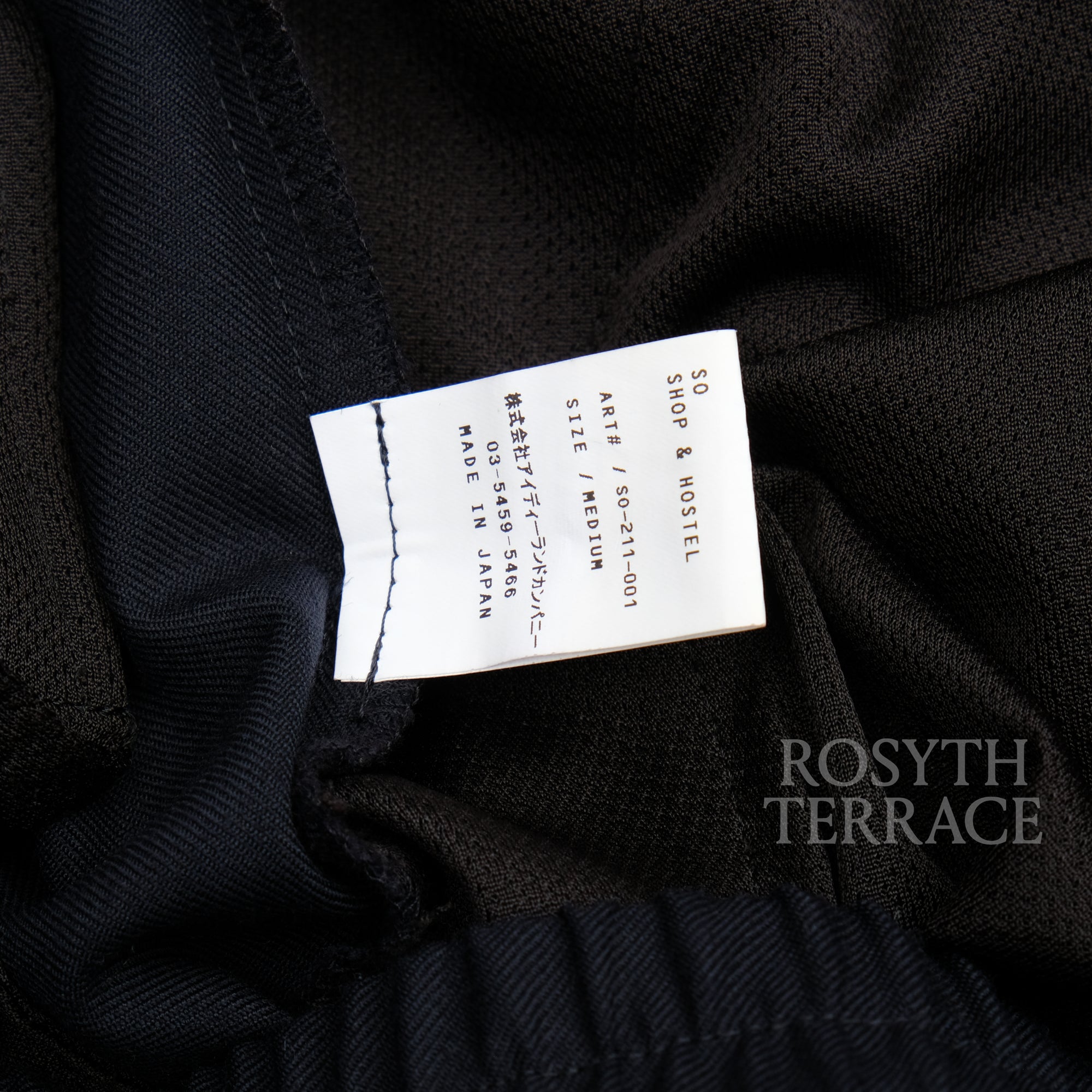 【SO SHOP & HOSTEL / CORDURA WOOL TRACK PANTS (NAVY) / SIZE M】