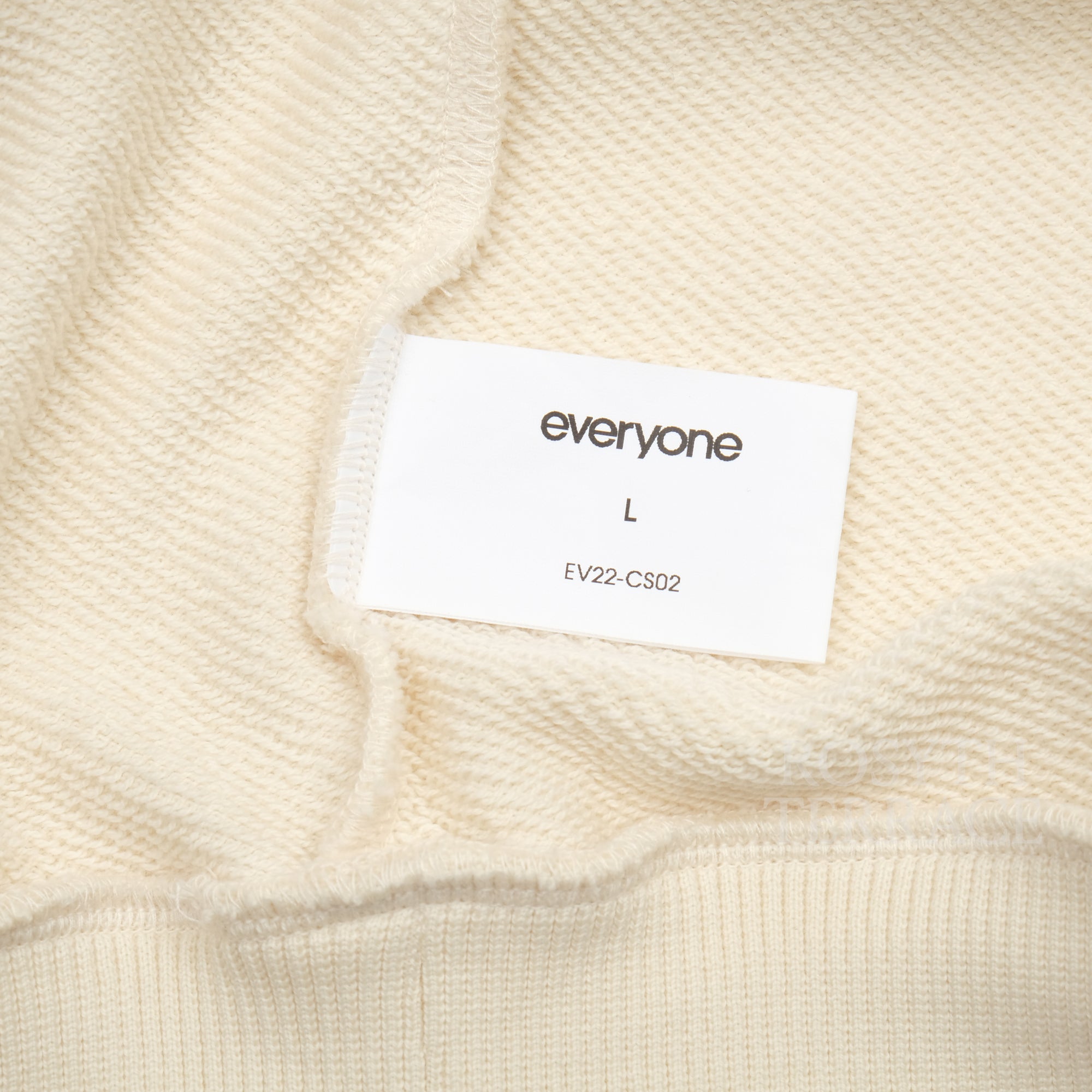 【everyone / HIGH GAUGE KNIT SWEATER / SIZE L】