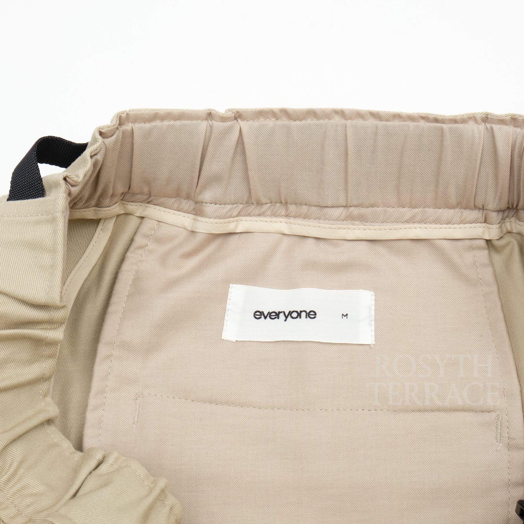 【everyone / BELTED EASY PANTS (BEIGE) / SIZE M】