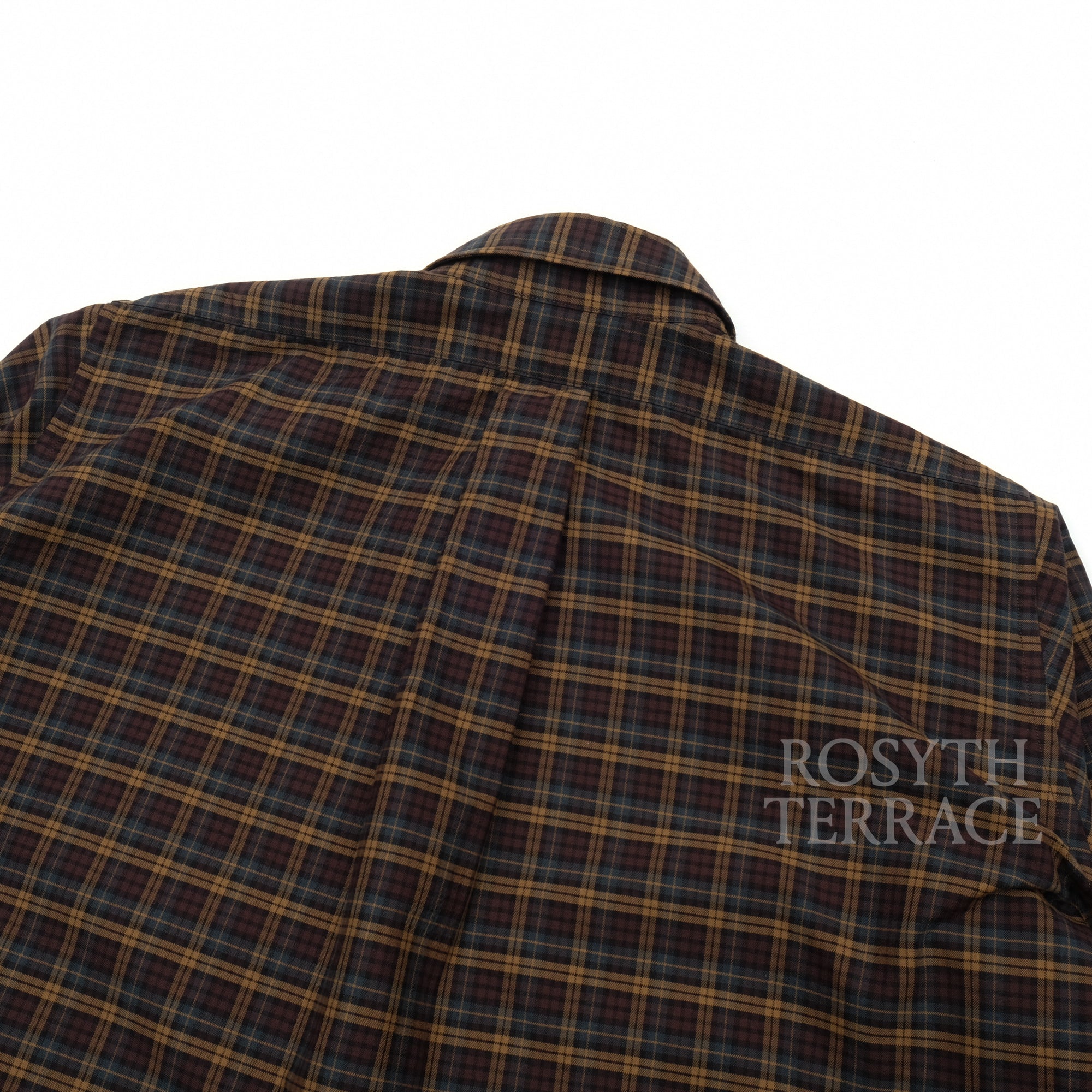 【Unlikely / BUTTON DOWN SHIRTS OXFORD (BROWN PLAIDS) / SIZE M】