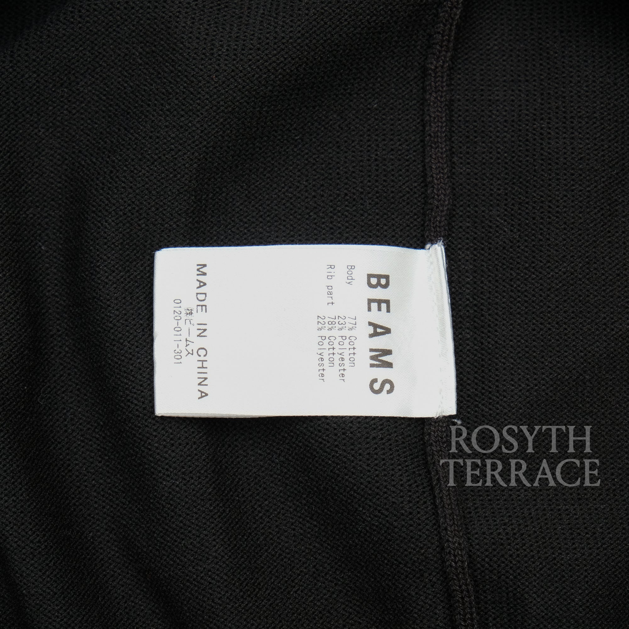 【BEAMS / CREW SWEAT LS / SIZE M】