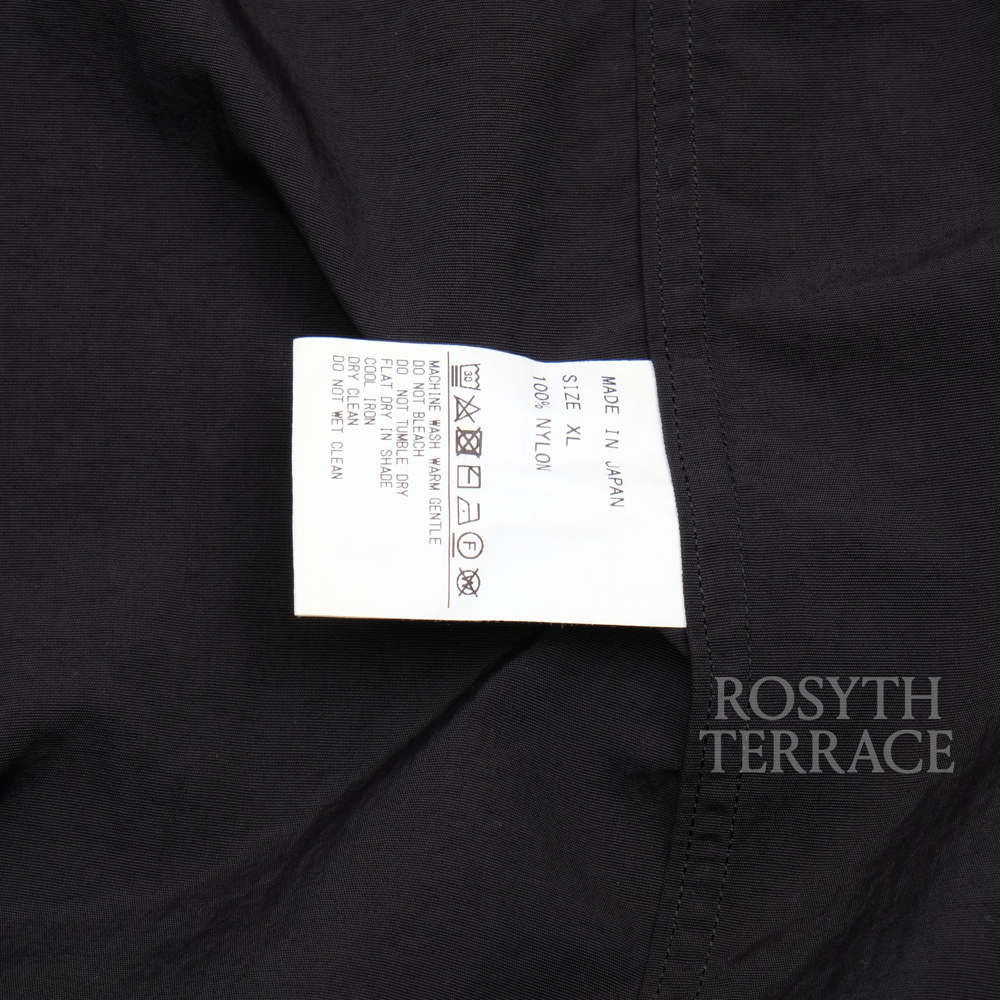 【SO SHOP & HOSTEL / NYLON ROUND COLLAR SHIRT / SIZE XL】