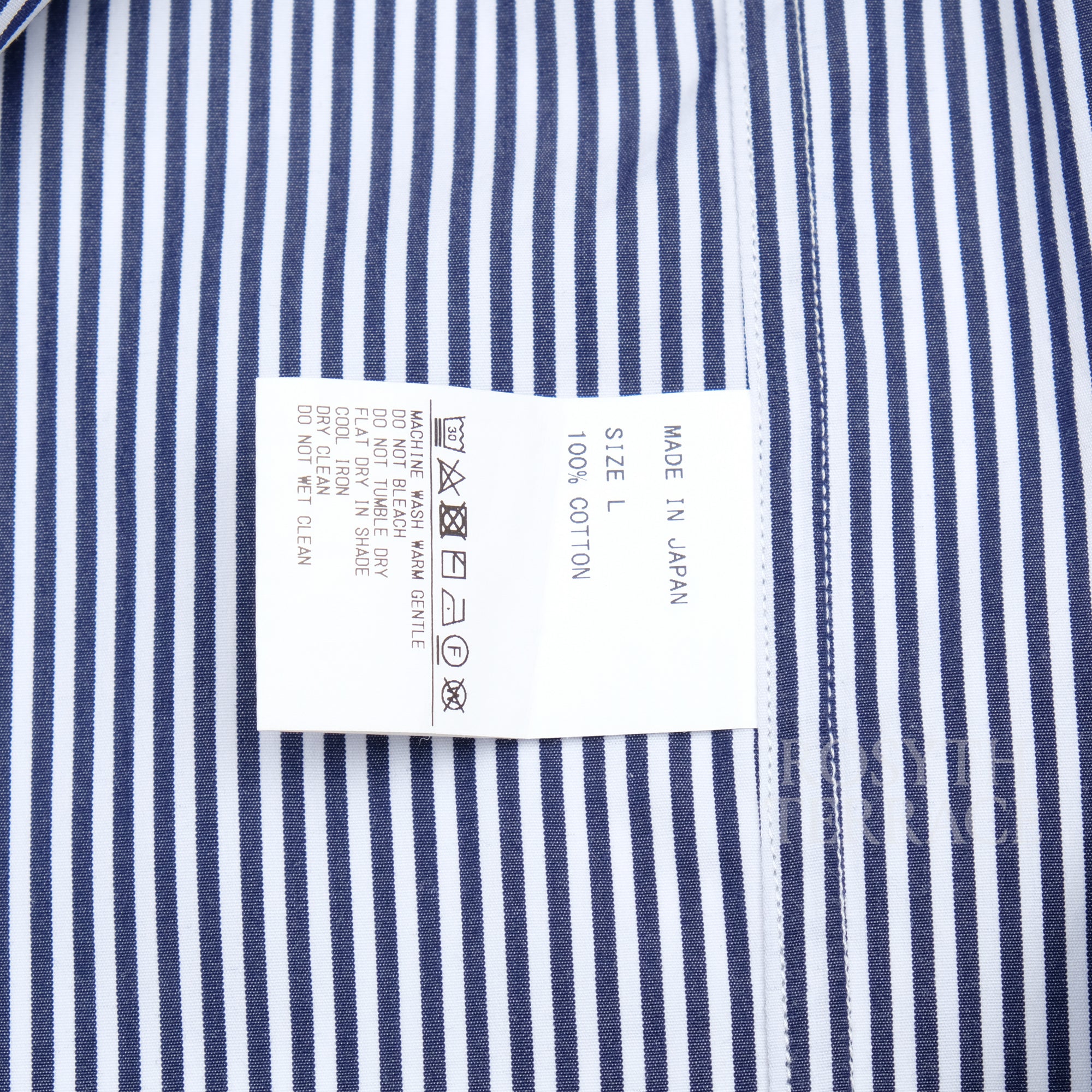 【SO SHOP & HOSTEL / ROUND COLLAR SHIRT (THOMAS MASON) / SIZE L】