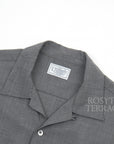 【Unlikely / 2P SPORTS OPEN SHIRT TROPICAL (GREY) / SIZE L】