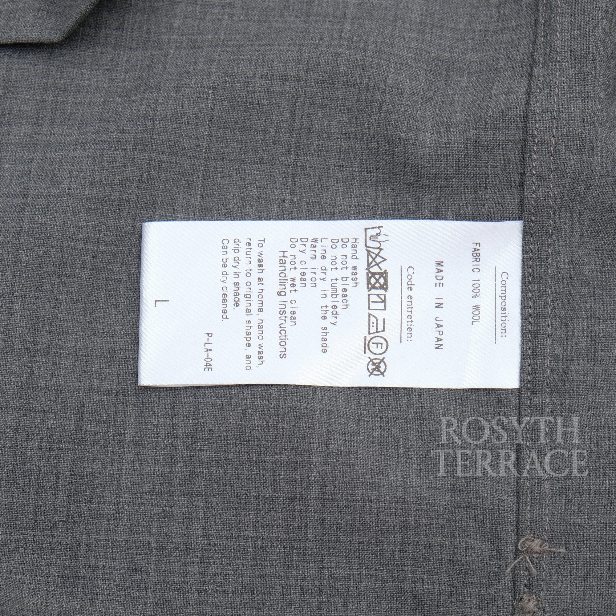 【Unlikely / 2P SPORTS OPEN SHIRT TROPICAL (GREY) / SIZE L】