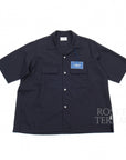 【Unlikely / 2P SPORTS OPEN SHIRT TROPICAL (NAVY) / SIZE L】