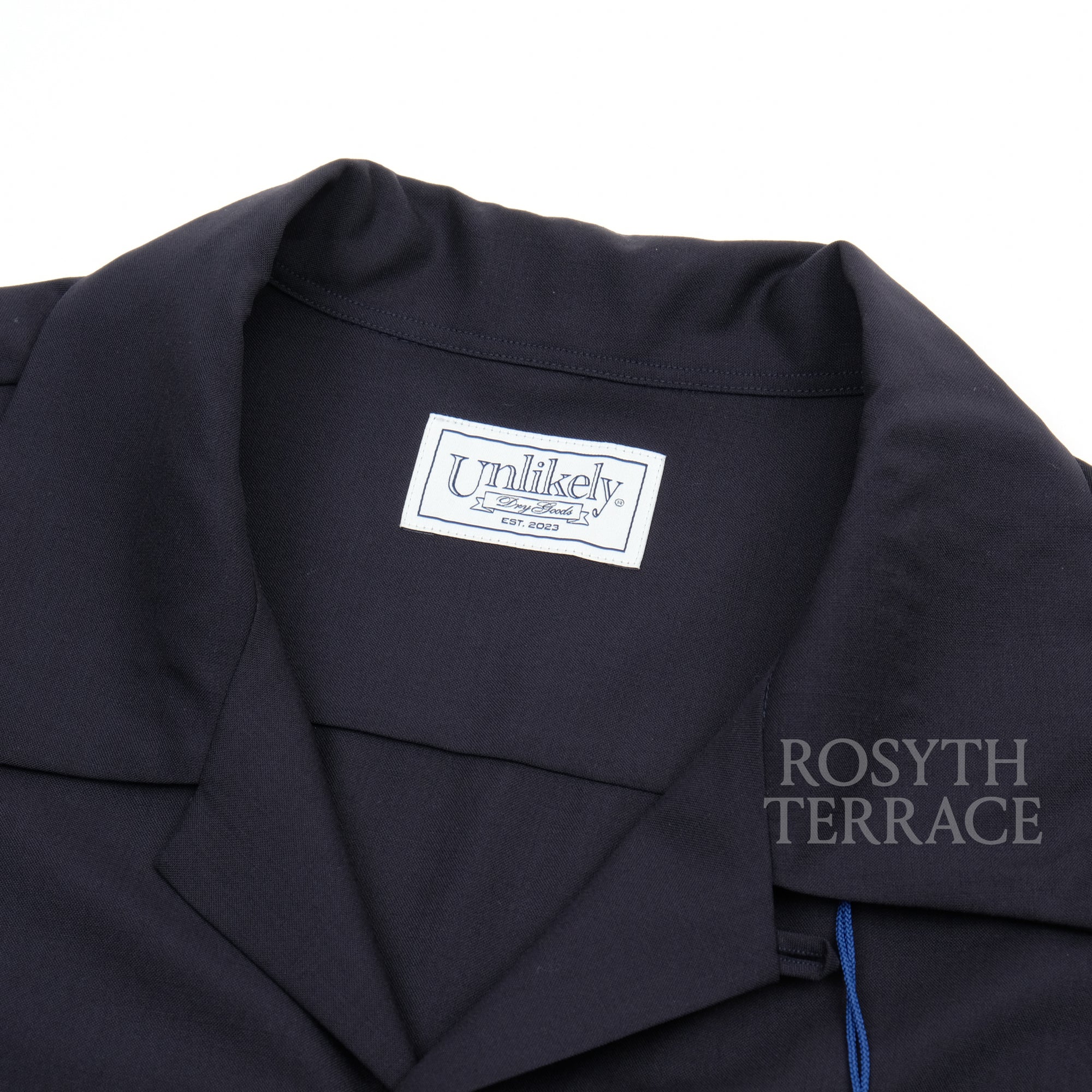 【Unlikely / 2P SPORTS OPEN SHIRT TROPICAL (NAVY) / SIZE L】