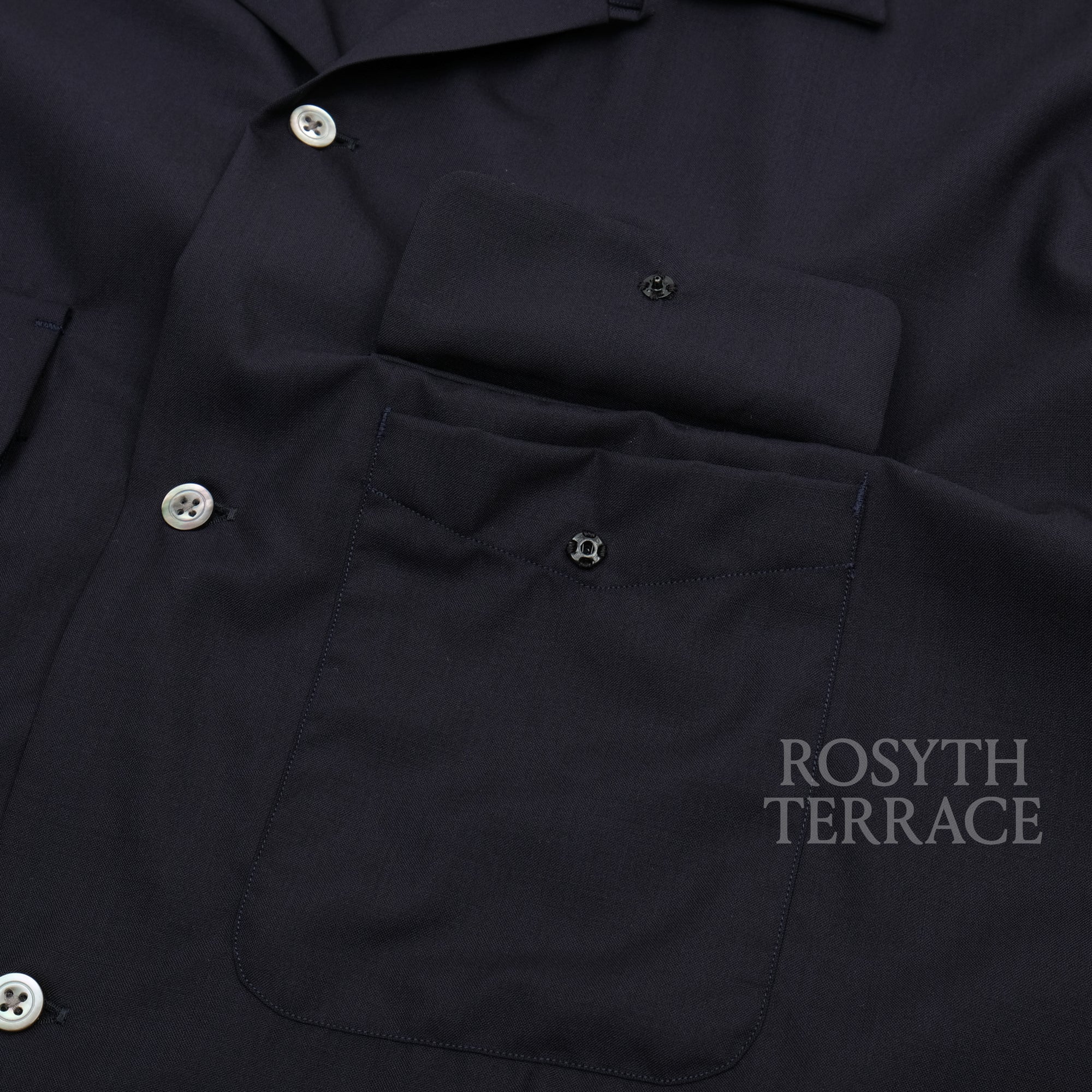 【Unlikely / 2P SPORTS OPEN SHIRT TROPICAL (NAVY) / SIZE L】