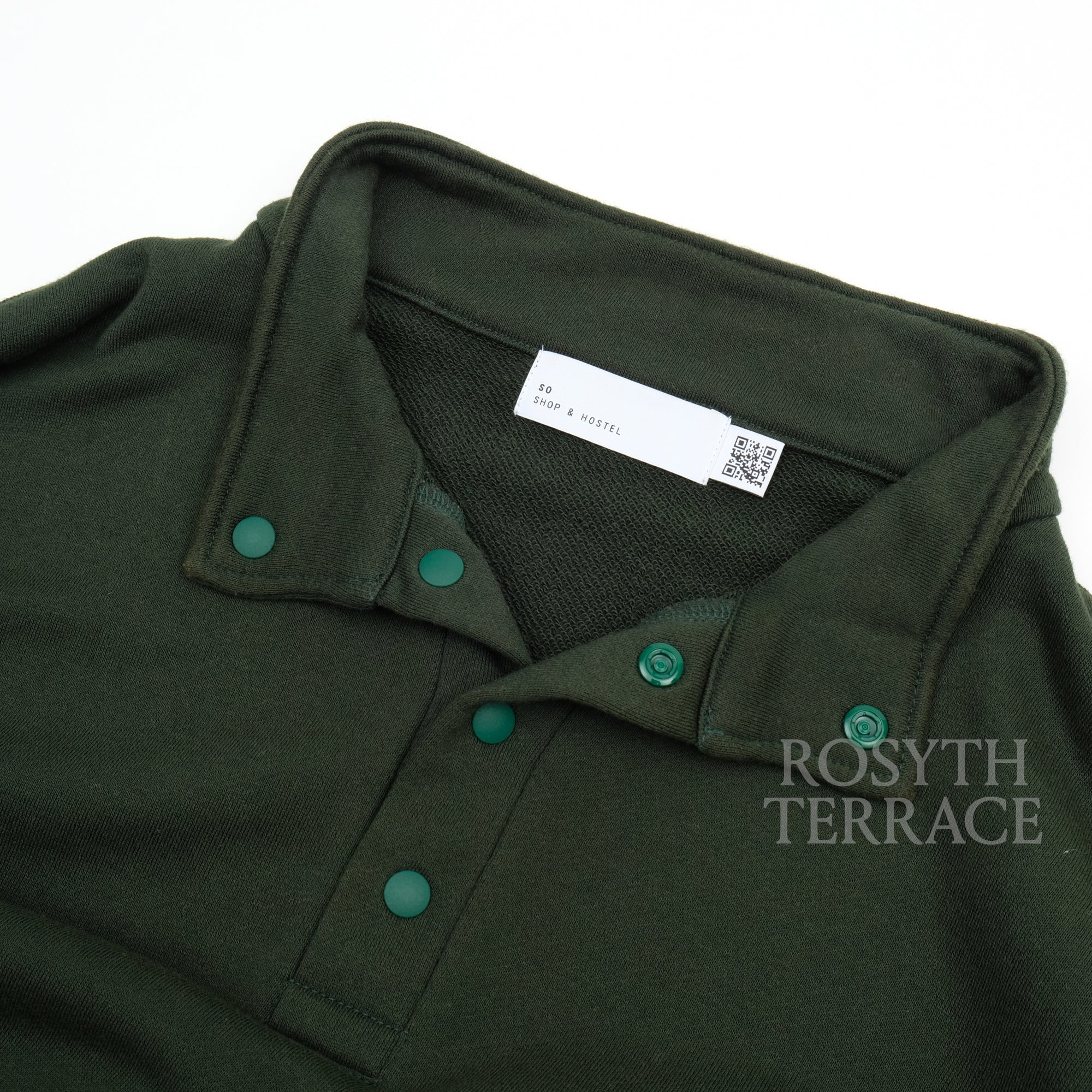 【SO SHOP & HOSTEL / SNAP PULLOVER SWEAT / SIZE L】