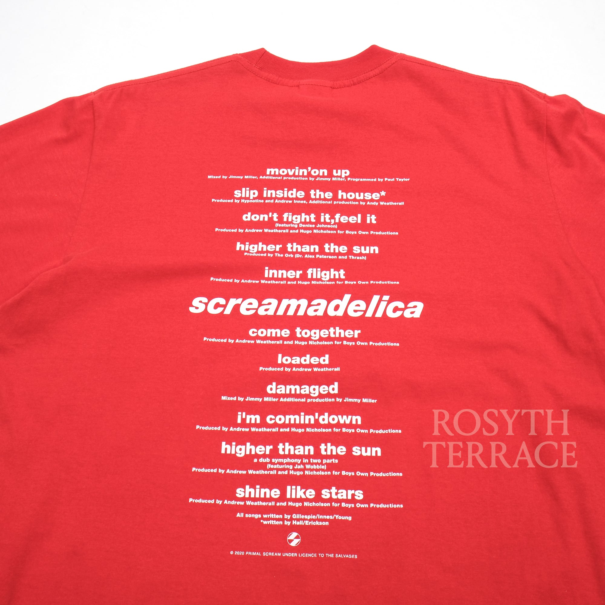 【THE SALVAGES x Primal Scream / SCREAMADELICA T-SHIRT / SIZE L】
