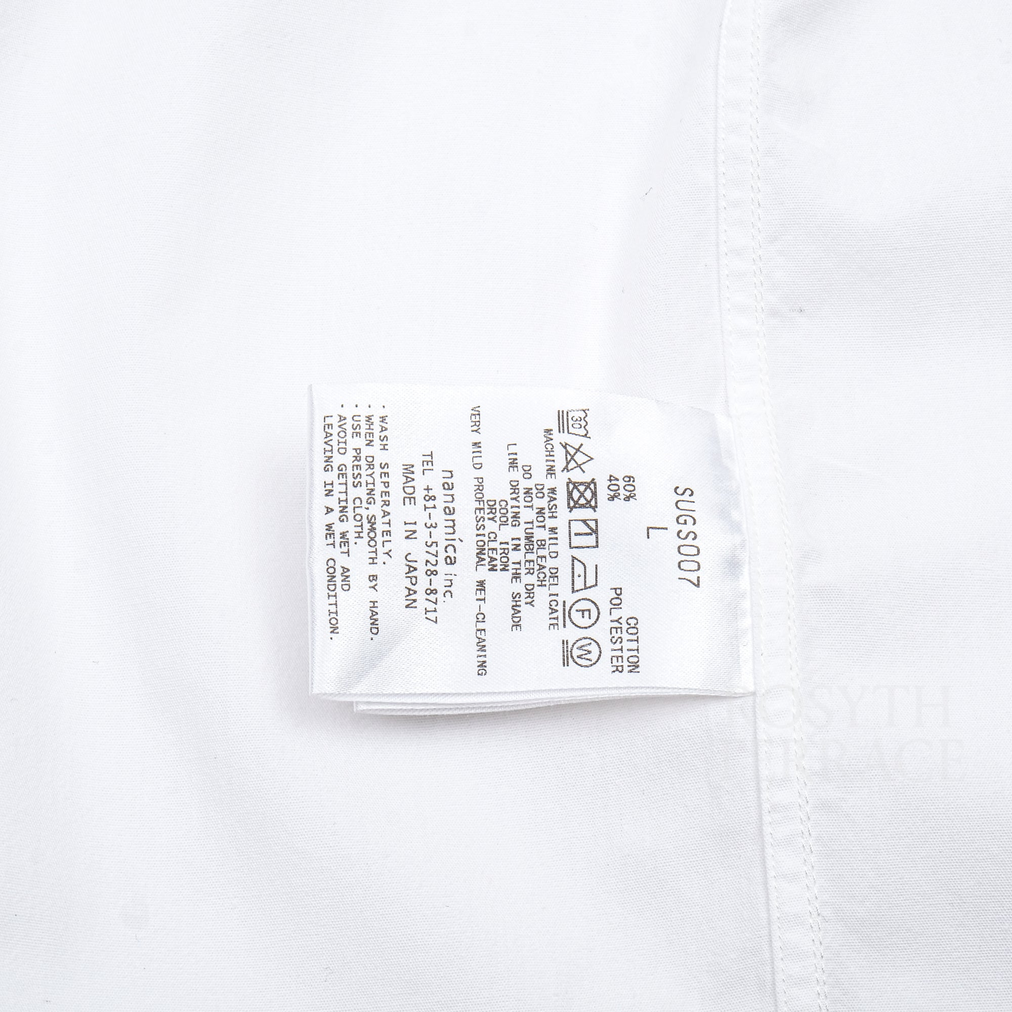 【nanamica / BUTTON DOWN WIND SHIRT / SIZE L】