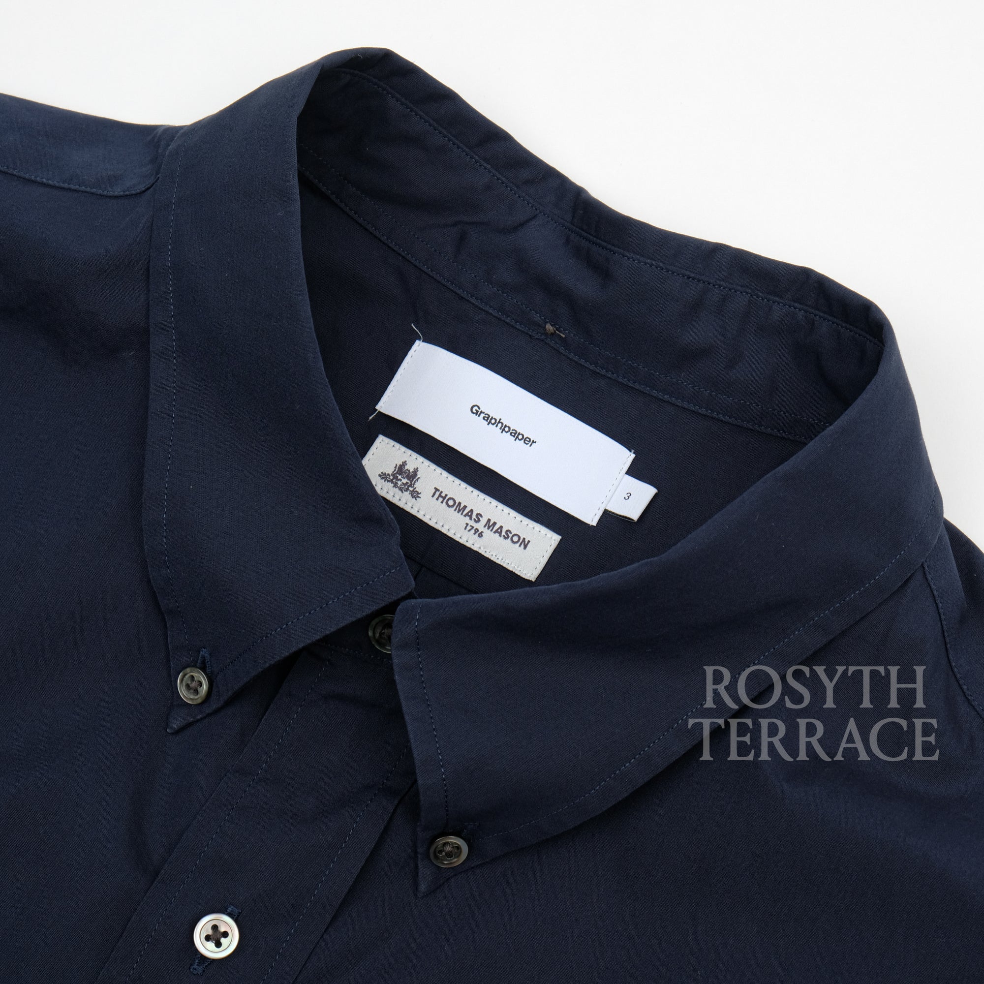 【Graphpaper / THOMAS MASON LS B.D. BOX SHIRT / SIZE 3】