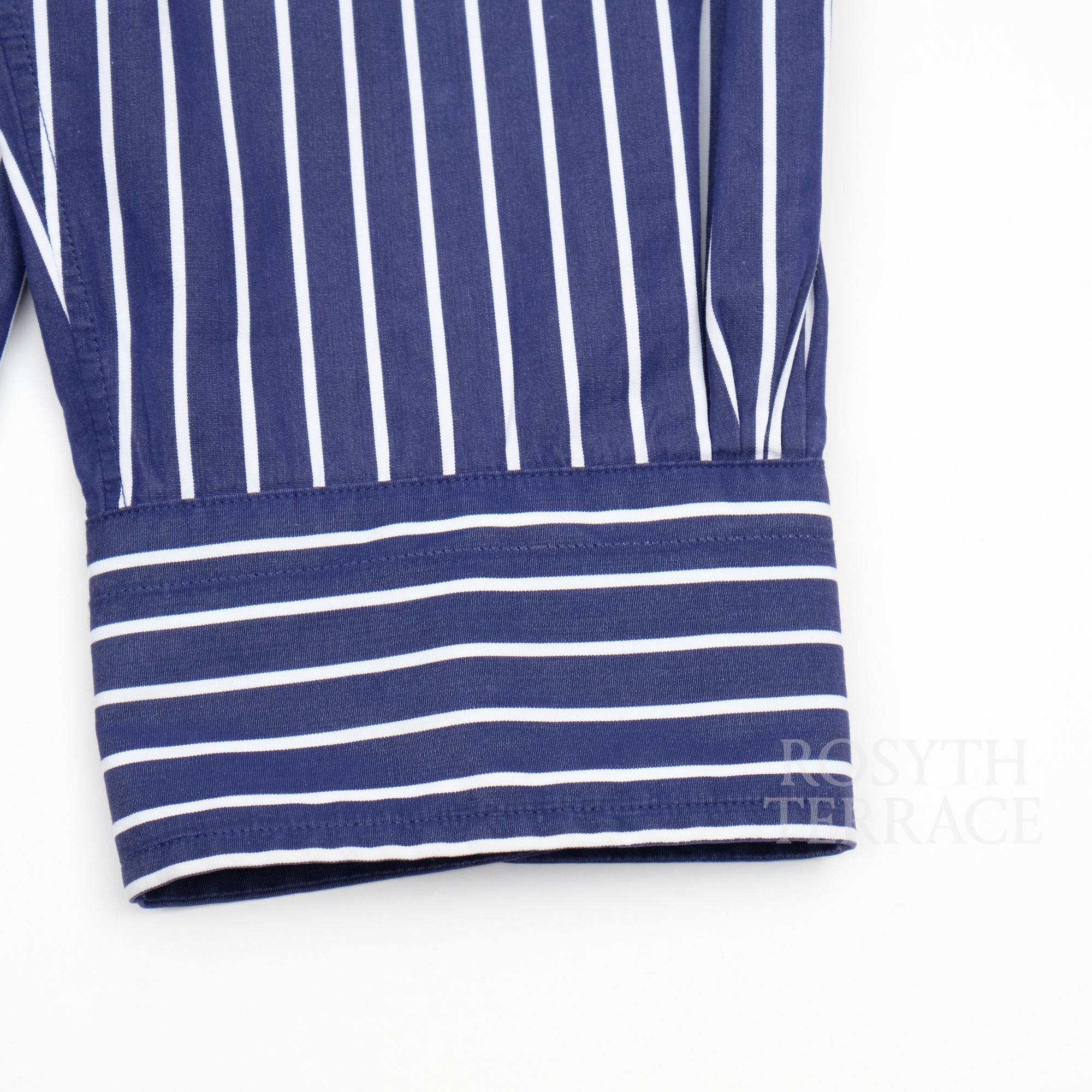 【Graphpaper / THOMAS MASON LS BD SHIRT NAVY STRIPE / SIZE 2】