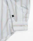 【DAIWA PIER39 / TECH WORK SHIRT (BLUE STRIPE) / SIZE M】